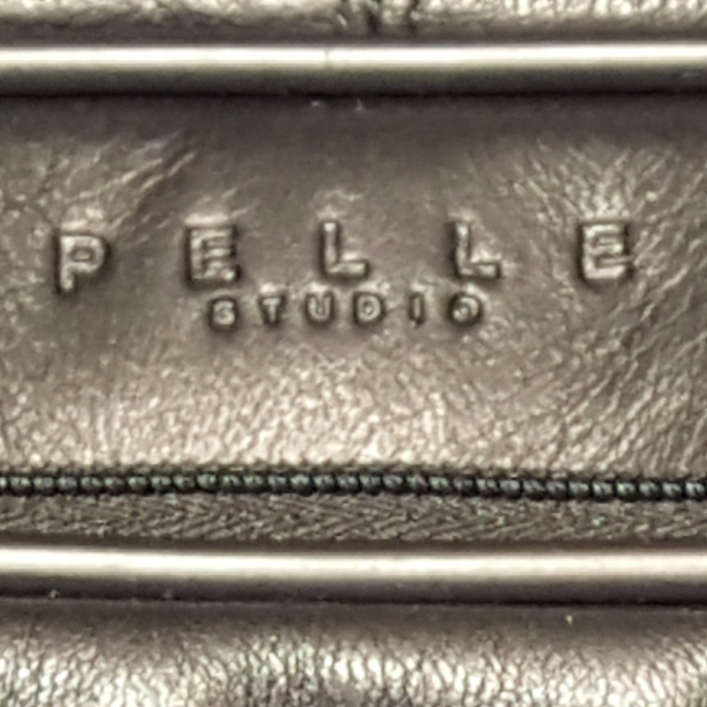Pelle Studio Black Italian Leather Briefcase M/F